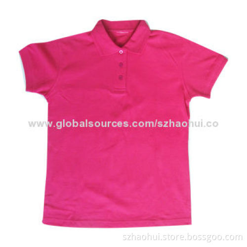 Ladies' Blank Polo Shirt, Pique, Single Jersey, Interlock, Mesh Available Fabric